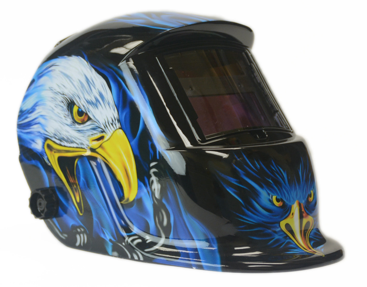HOT MAX AUTO DARKENING WELDING HELMET WITH EAGLE GRAPHIC