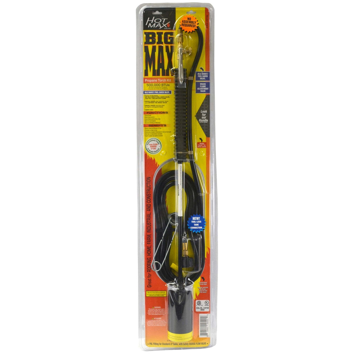 HOT MAX 500,000 BTU PROPANE BIG MAX TORCH KIT MODEL 500G