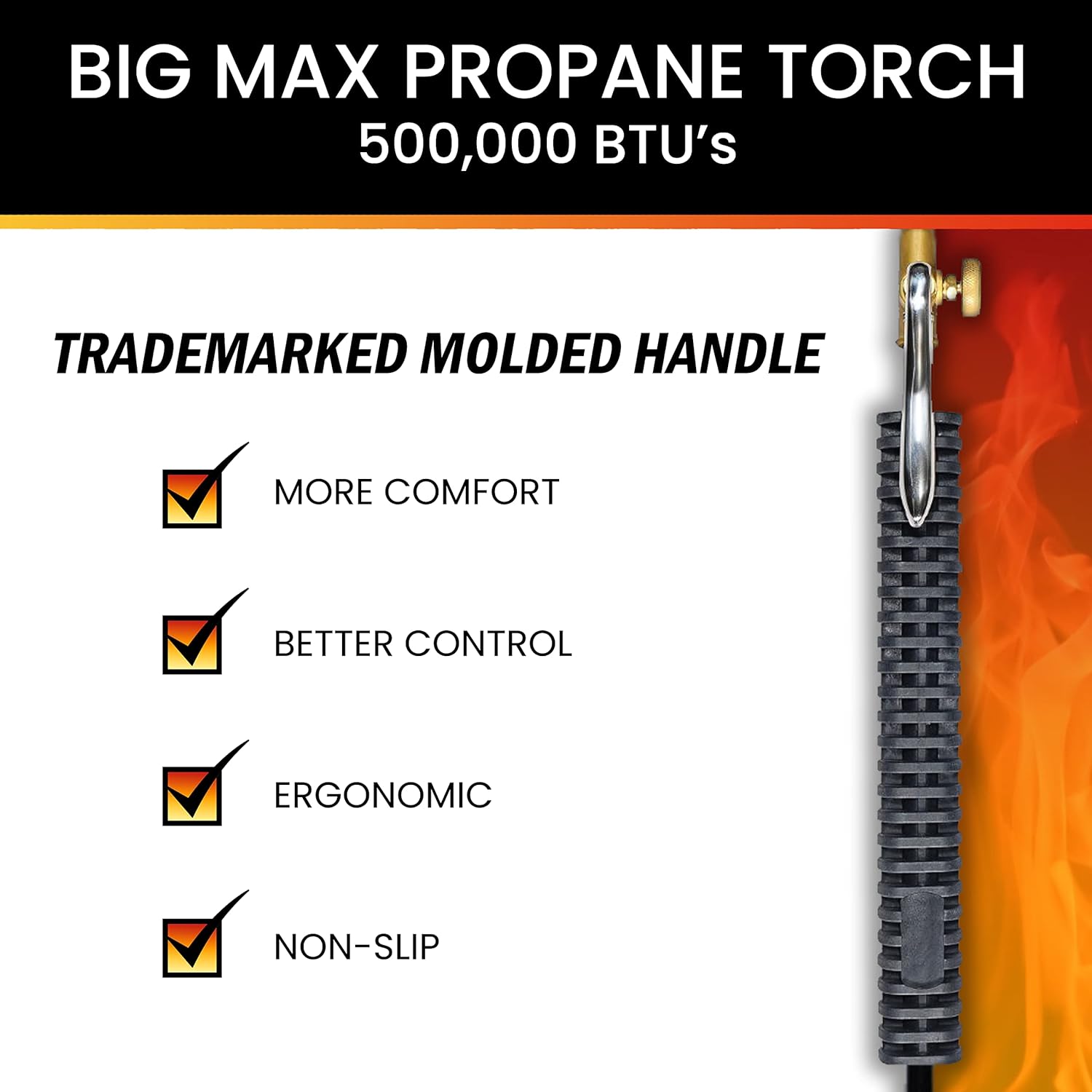 HOT MAX 500,000 BTU PROPANE BIG MAX TORCH KIT MODEL 500G