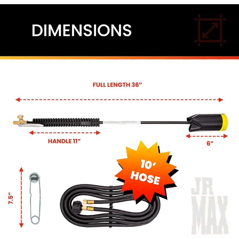 HOT MAX 500,000 BTU PROPANE BIG MAX TORCH KIT MODEL 500G