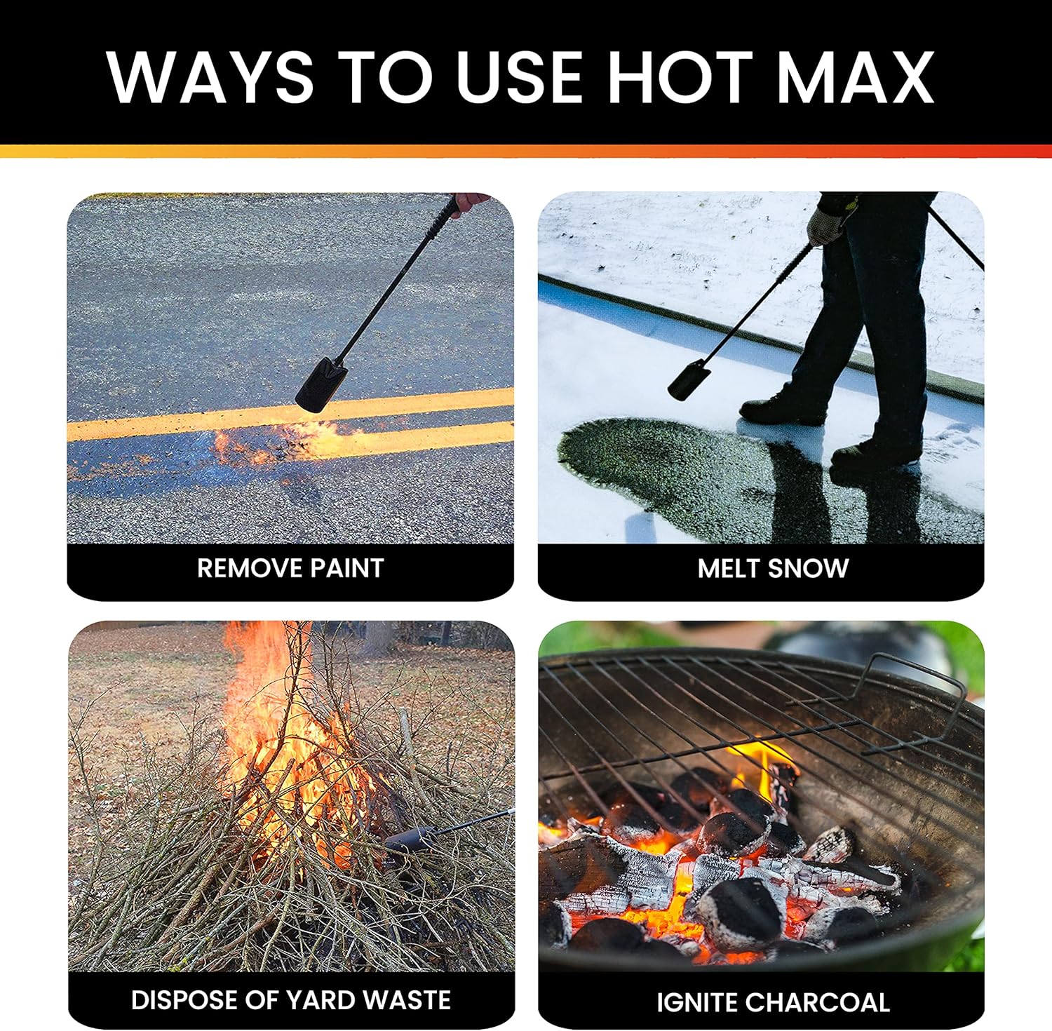 HOT MAX 500,000 BTU PROPANE BIG MAX TORCH KIT MODEL 500G